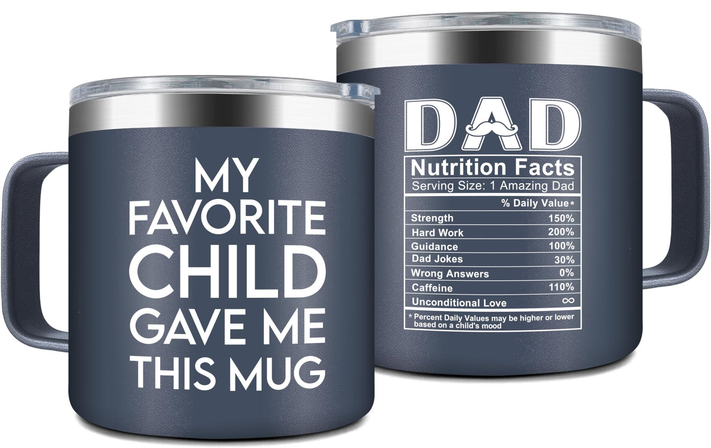 NewEleven Fathers Day Gift For Dad - Birthday Gifts For Dad From Kids - Husband Gift - Birthday Present Ideas For Father, Husband, New Papa, Bonus Father From Daughter, Son - 20 Oz Tumbler