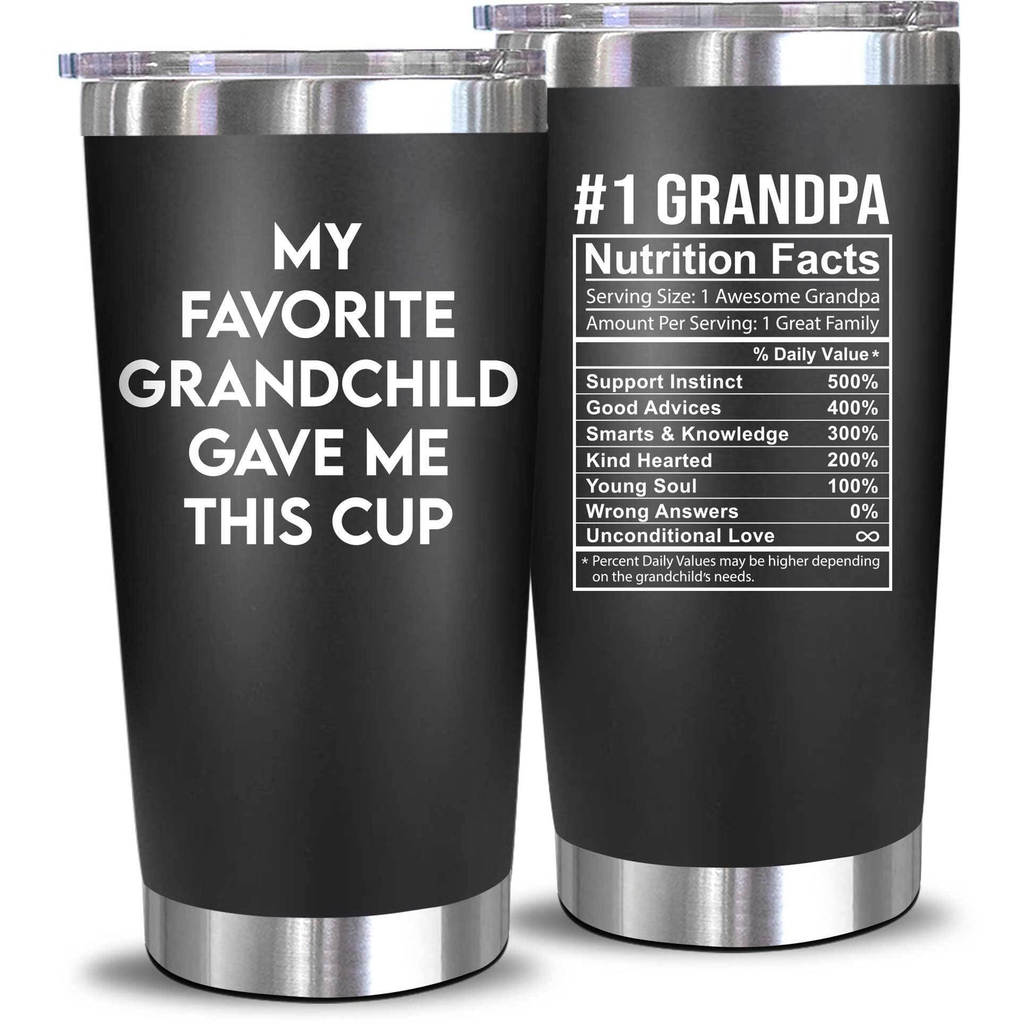 NewEleven Fathers Day Gift For Dad - Birthday Gifts For Dad From Kids - Husband Gift - Birthday Present Ideas For Father, Husband, New Papa, Bonus Father From Daughter, Son - 20 Oz Tumbler