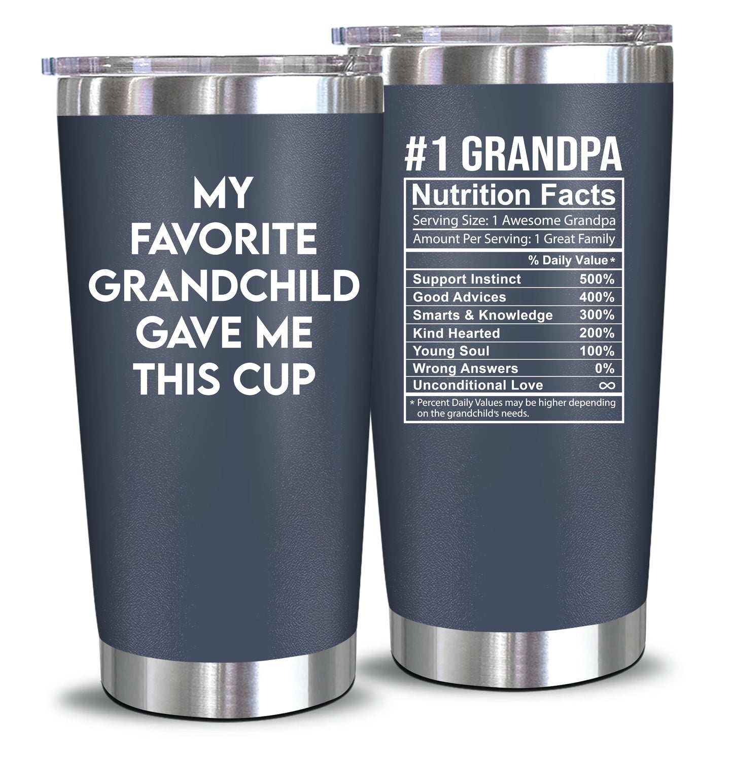 NewEleven Fathers Day Gift For Dad - Birthday Gifts For Dad From Kids - Husband Gift - Birthday Present Ideas For Father, Husband, New Papa, Bonus Father From Daughter, Son - 20 Oz Tumbler