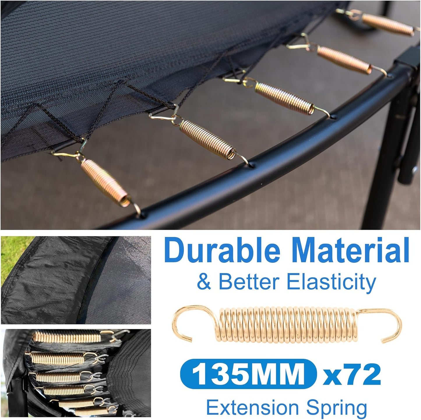 Trampoline 12FT 14FT Trampoline Enclosure Net Outdoor Jump Trampoline for Kids and Adults Round Trampoline ASTM Approved