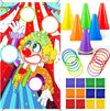 JOYIN 31PCS 3 in 1 Carnival Games, Easter Ring Toss Yard Set, Bean Bags, Cones - Outdoor Toys for Toddlers & Kids, Children's Indoor Play, Family Fun, Kids Party Cornhole Set, Lawn Games
