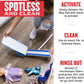 Deep Clean Mop, Microfiber Mop, Perfect Floor Cleaner for Hardwood, Laminate, Tile and Stone Flooring, Washable and Reusable, 100 Wash Promise,Blue / Silver