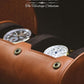 Watch Travel Case for Men 2 Slot – Watch Roll – Brown Full Grain Cow Leather