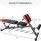 Multi-Functional FID Weight Bench for Full All-In-One Body Workout – Hyper Back Extension, Roman Chair, Adjustable Ab Sit up Bench, Incline Decline Bench, Flat Bench