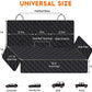 Dog Car Seat Cover, Back Seat Cover for Dogs Pet Car Seat Protector Waterproof Bench Car Seat Cover, Non-Slip Rear Seat Cover Fits Middle Armrest for Most Cars Suvs Trucks - Black