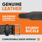 Weight Lifting Belt (5Mm Thick) - Leather Weight Belt for Men & Women - Back Support Squat Belt - Gym Belt for Weightlifting, Powerlifting & Deadlifts | Adjustable Weightlifting Belt