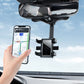 360° Car Phone Holder Rotatable and Retractable Rearview Mirror Mount Universal