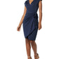 Amazon Essentials Women's Classic Cap Sleeve Wrap Dress (Available in Plus Size)