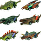 DINOBROS Dinosaur Toy Pull Back Cars,6 Pack Dino Toys for 3 Year Old Boys Girls and Toddlers,Boy Toys Age 3,4,5 and Up,Pull Back Toy Cars,Dinosaur Games with T-Rex