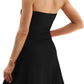 OFEEFAN Womens Tube Dresses Strapless Homecoming Graduation Formal Party Club Mini Dress Date Outfits