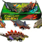 DINOBROS Dinosaur Toy Pull Back Cars,6 Pack Dino Toys for 3 Year Old Boys Girls and Toddlers,Boy Toys Age 3,4,5 and Up,Pull Back Toy Cars,Dinosaur Games with T-Rex