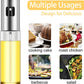 Oil Sprayer for Cooking, 100Ml Oil Spray Bottle Versatile Glass for Cooking, Baking, Roasting, Grilling