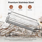 Shower Caddy Basket Soap Dish Holder Shelf with 5 Hooks Bathroom Organizer Shelf Kitchen Storage Rack Wall Mounted Adhesive No Drilling Rustproof SUS304 Stainless Steel - 3 Pack