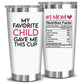 NewEleven Fathers Day Gift For Dad - Birthday Gifts For Dad From Kids - Husband Gift - Birthday Present Ideas For Father, Husband, New Papa, Bonus Father From Daughter, Son - 20 Oz Tumbler