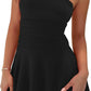OFEEFAN Womens Tube Dresses Strapless Homecoming Graduation Formal Party Club Mini Dress Date Outfits
