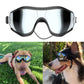 NVTED Dog Sunglasses Dog Goggles, UV Wind Dust Fog Protection Pet Glasses Eye Wear with Adjustable Strap for Medium or Large Size (Laser)