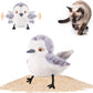 Potaroma Cat Toys Flapping Bird (No Flying), Lifelike Sandpiper Chirp Tweet, Rechargeable Touch Activated Kitten Toy Interactive Cat Exercise Toys for All Breeds Cat Kicker Catnip Toys 4.0"