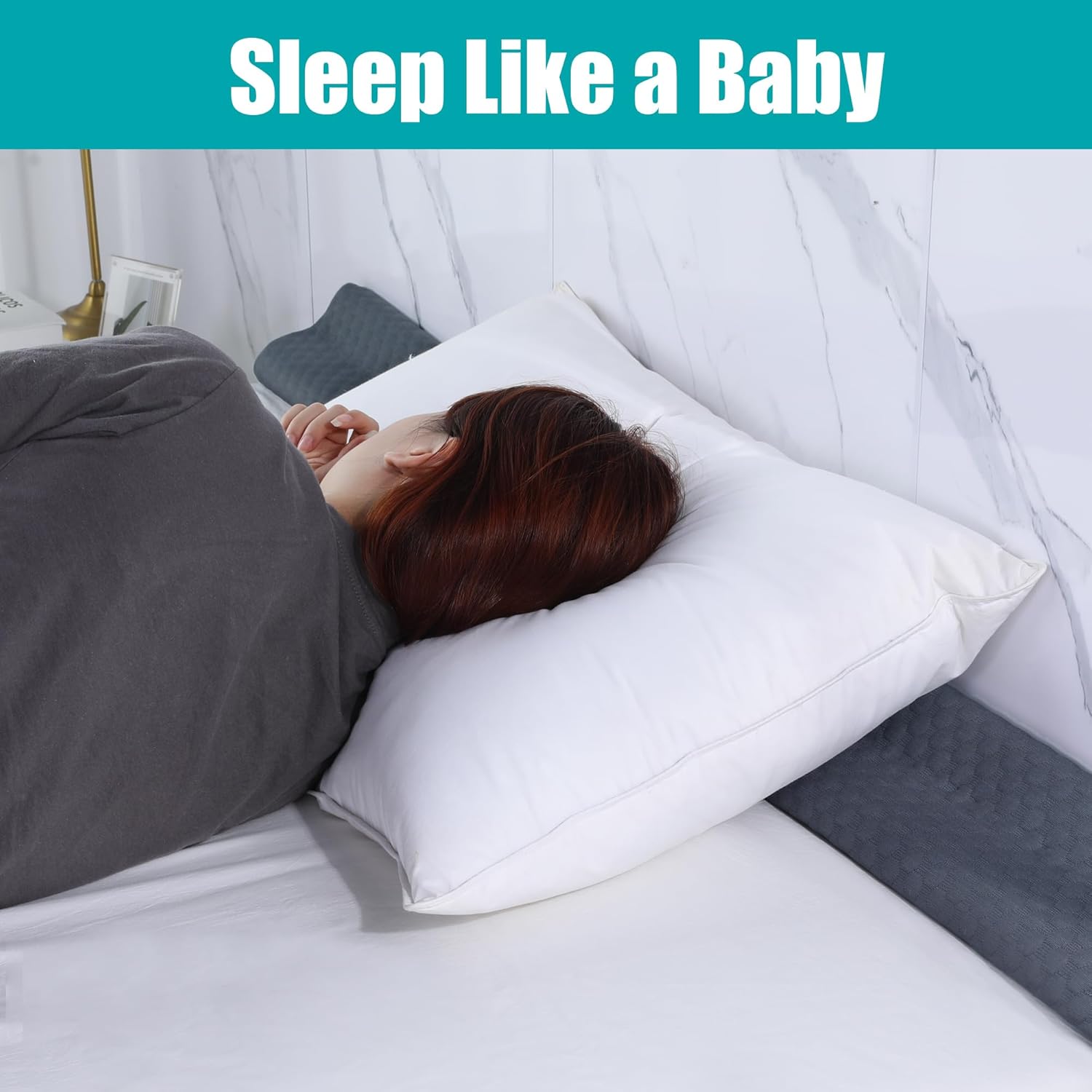 Gap Filler Mattress Wedge Pillow AlwaysStore Bed Wedge Pillow For