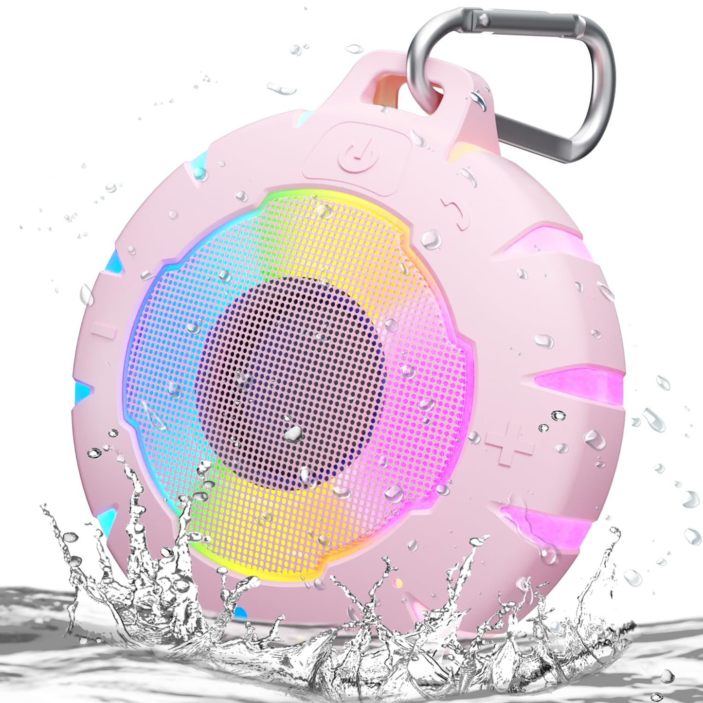 HEYSONG Waterproof Shower Bluetooth Speaker, Durable & Portable with Clear Sound, Ideal for Shower, Pool, Beach & Kayaking – Great Gift for All Ages
