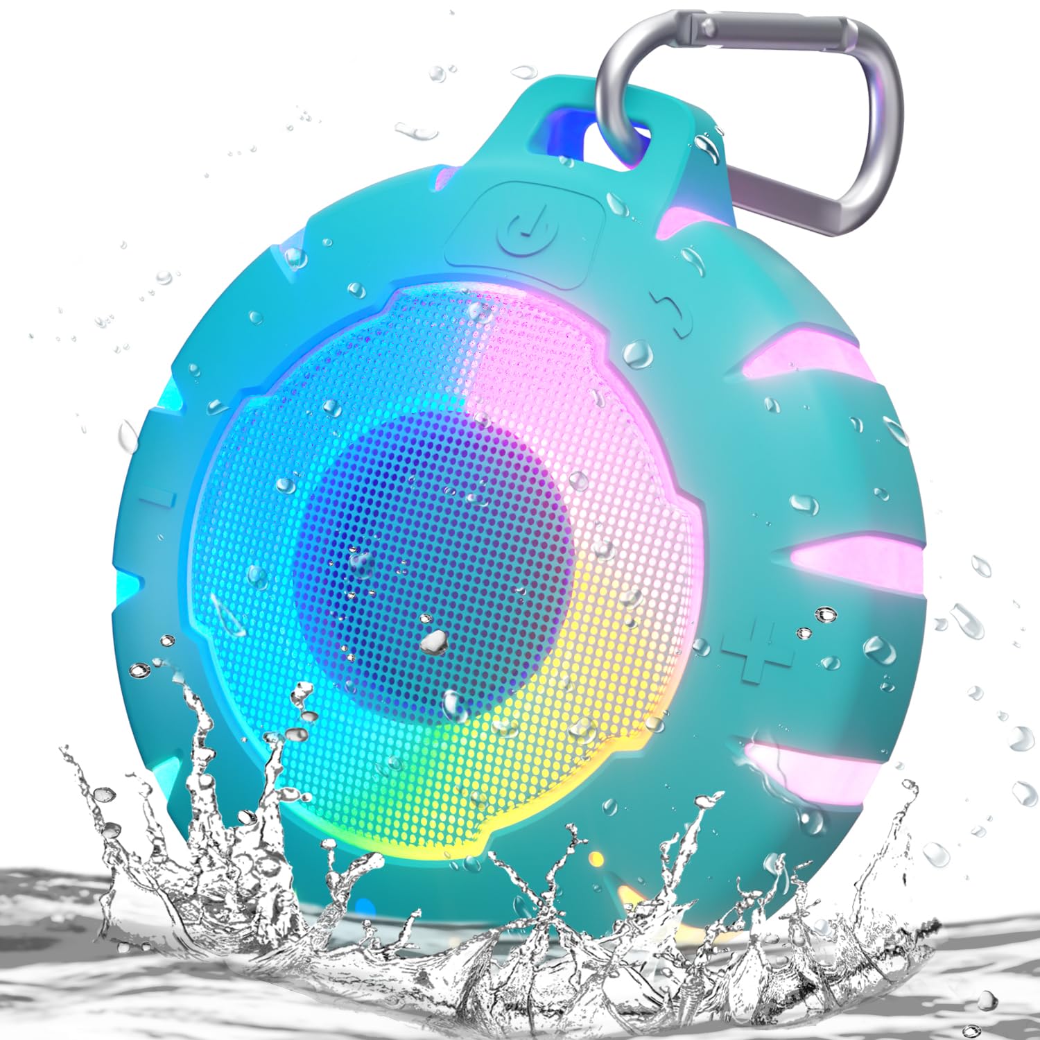 HEYSONG Waterproof Shower Bluetooth Speaker, Durable & Portable with Clear Sound, Ideal for Shower, Pool, Beach & Kayaking – Great Gift for All Ages