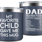 NewEleven Fathers Day Gift For Dad - Birthday Gifts For Dad From Kids - Husband Gift - Birthday Present Ideas For Father, Husband, New Papa, Bonus Father From Daughter, Son - 20 Oz Tumbler