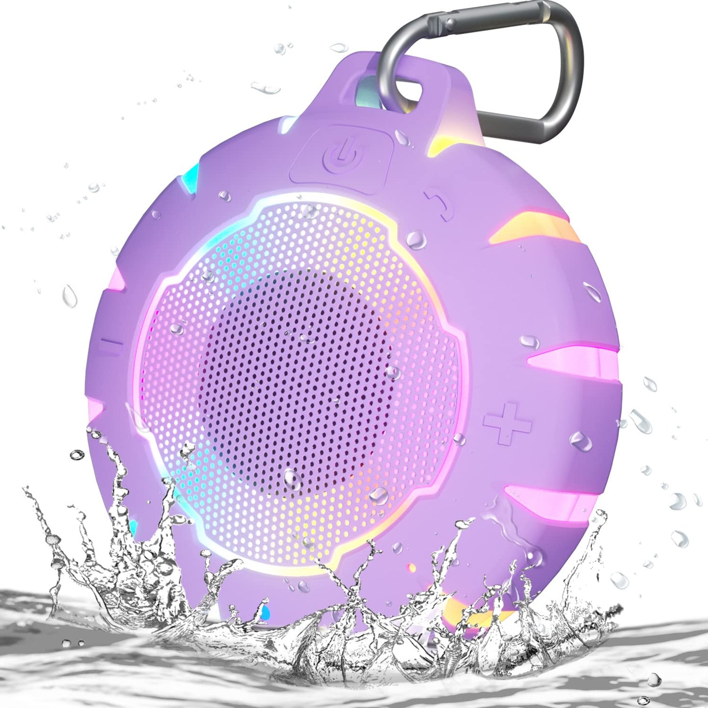 HEYSONG Waterproof Shower Bluetooth Speaker, Durable & Portable with Clear Sound, Ideal for Shower, Pool, Beach & Kayaking – Great Gift for All Ages