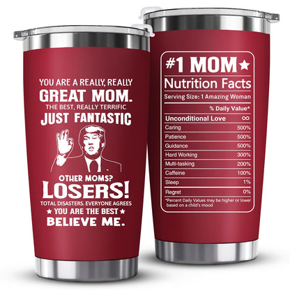ZAGKOO Gifts for Dad from Daughter, Son, Wife on Fathers Day - Funny Best Dad Ever Gag Gifts for Men, Papa, Stepfather - Cool Birthday, Christmas Gift Ideas - 20oz Coffee Tumbler Cup