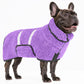 Bienbee Dog Bathrobe, Quick Drying Super Absorbent Dog Robes for After Bath, Warm Keeping Dogs Towel, Dogs Bath Supplies, Dark Blue XL
