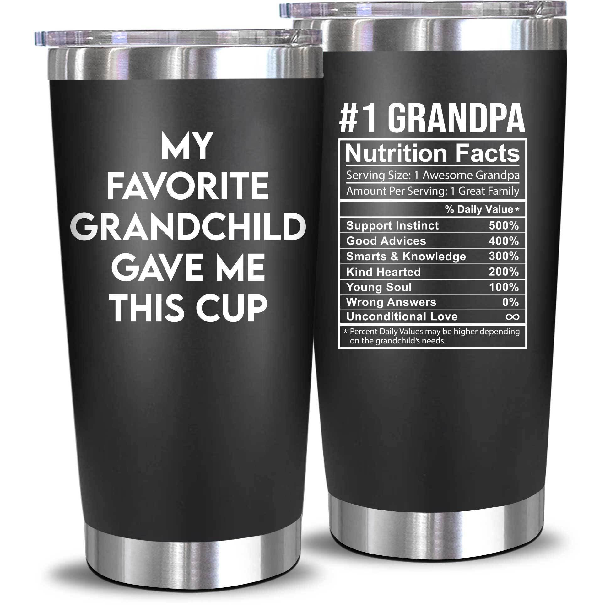 NewEleven Fathers Day Gift For Dad - Birthday Gifts For Dad From Kids - Husband Gift - Birthday Present Ideas For Father, Husband, New Papa, Bonus Father From Daughter, Son - 20 Oz Tumbler