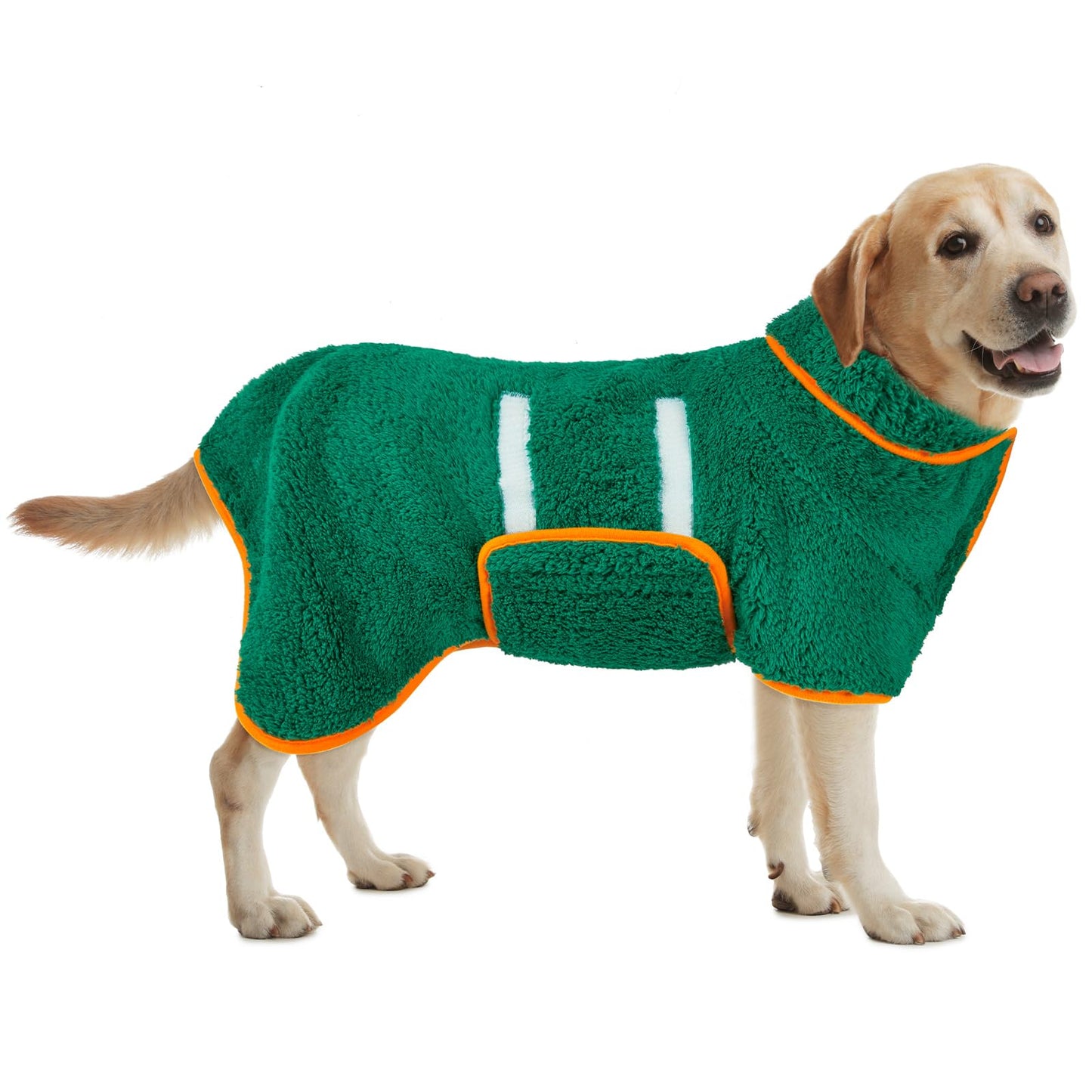 Bienbee Dog Bathrobe, Quick Drying Super Absorbent Dog Robes for After Bath, Warm Keeping Dogs Towel, Dogs Bath Supplies, Dark Blue XL