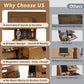 Fathers Day Dad Gifts from Daughter Son Wife, Wood Phone Docking Station with Drawer, Birthday Anniversary Men Him Husband Boyfriend Gifts from Girlfriend, Mens Nightstand Organizer Presents Ideas