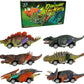 DINOBROS Dinosaur Toy Pull Back Cars,6 Pack Dino Toys for 3 Year Old Boys Girls and Toddlers,Boy Toys Age 3,4,5 and Up,Pull Back Toy Cars,Dinosaur Games with T-Rex
