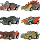 DINOBROS Dinosaur Toy Pull Back Cars,6 Pack Dino Toys for 3 Year Old Boys Girls and Toddlers,Boy Toys Age 3,4,5 and Up,Pull Back Toy Cars,Dinosaur Games with T-Rex