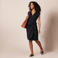 Amazon Essentials Women's Classic Cap Sleeve Wrap Dress (Available in Plus Size)