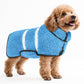 Bienbee Dog Bathrobe, Quick Drying Super Absorbent Dog Robes for After Bath, Warm Keeping Dogs Towel, Dogs Bath Supplies, Dark Blue XL
