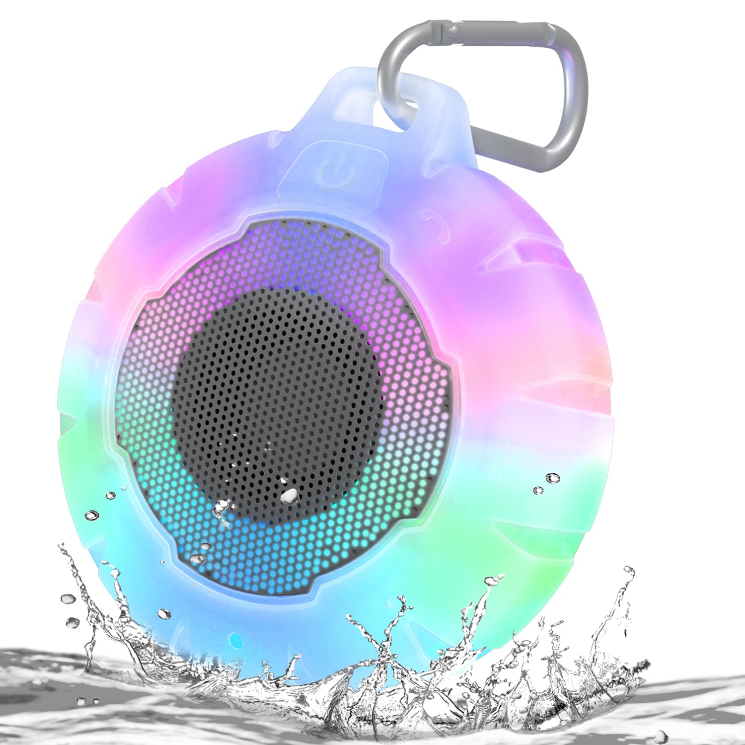 HEYSONG Waterproof Shower Bluetooth Speaker, Durable & Portable with Clear Sound, Ideal for Shower, Pool, Beach & Kayaking – Great Gift for All Ages