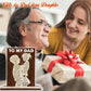 Dad Birthday Gifts from Daughter, Birthday Gifts for Dad, To My Dad Wood Silhouette Sign With Wooden Stand I Know it's not easy for a MAN to Raise A CHILD & There is No Way