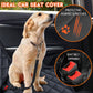 Dog Car Seat Cover, Back Seat Cover for Dogs Pet Car Seat Protector Waterproof Bench Car Seat Cover, Non-Slip Rear Seat Cover Fits Middle Armrest for Most Cars Suvs Trucks - Black