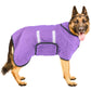 Bienbee Dog Bathrobe, Quick Drying Super Absorbent Dog Robes for After Bath, Warm Keeping Dogs Towel, Dogs Bath Supplies, Dark Blue XL