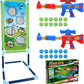 SpringFlower Shooting Game Toy for 5 6 7 8 9 10+ Years Olds Boys,2pk Foam Ball Popper Air Toy Guns with Standing Shooting Target,24 Foam Balls, for Kids