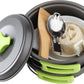 MalloMe Camping Cookware Mess Kit for Backpacking Gear – Camping Cooking Set - Camping Pots and Pans Set - Backpacking Stove/Portable Stove Compatible - Camp Kitchen Equipment Accessories Pot
