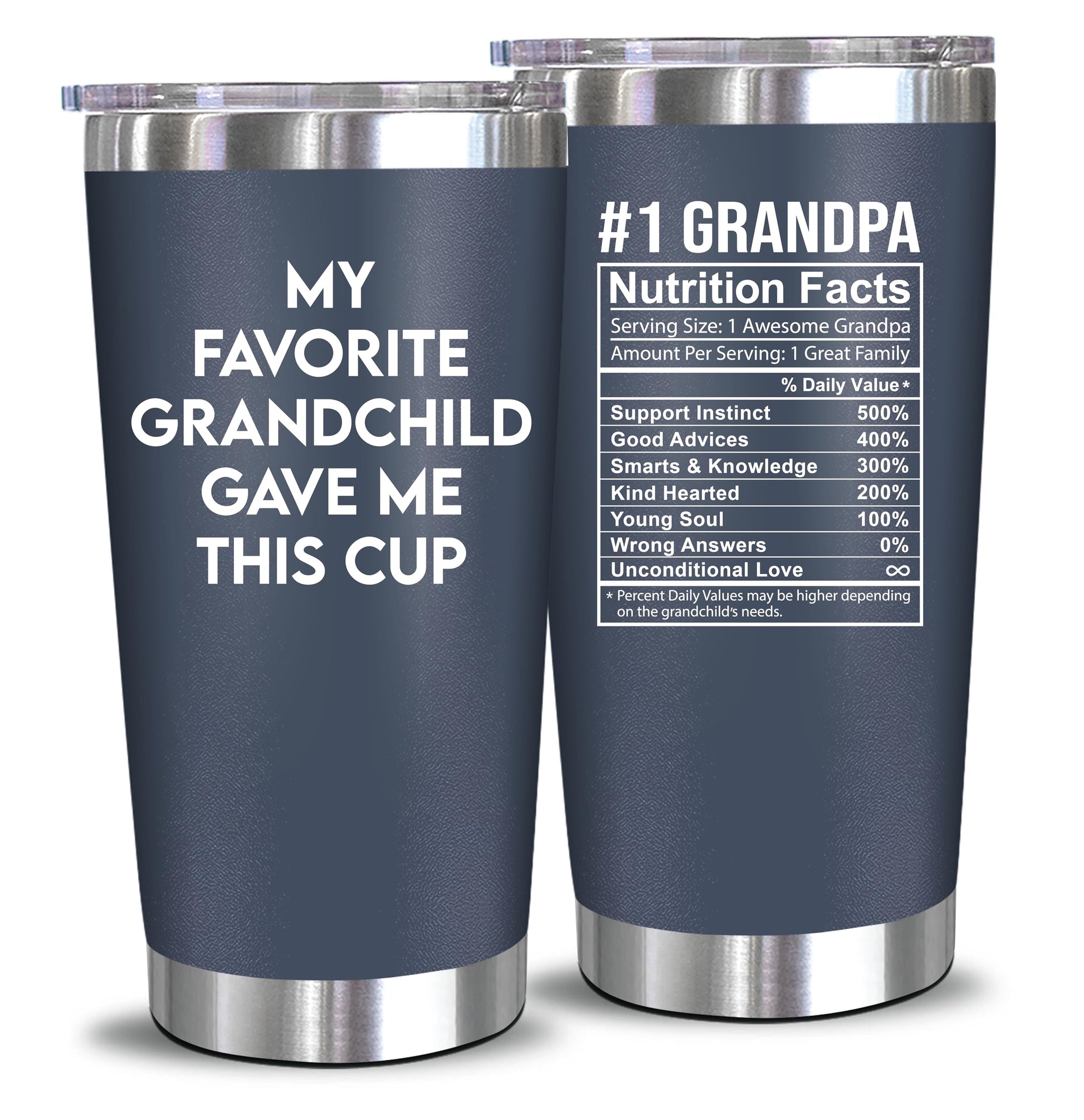 NewEleven Fathers Day Gift For Dad - Birthday Gifts For Dad From Kids - Husband Gift - Birthday Present Ideas For Father, Husband, New Papa, Bonus Father From Daughter, Son - 20 Oz Tumbler