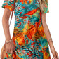 WIHOLL Dresses for Women 2025 Casual Summer V Neck Wedding Guest Dress Short Sleeve Fashion Beach Vacation Clothes