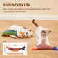 Potaroma Cat Toys Saury Fish, 3 Pack, Catnip Crinkle Sound, Soft and Durable, Interactive Kitten Kicker for Indoor Kitty Exercise 9.4 Inches for All Breeds