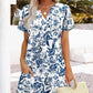WIHOLL Dresses for Women 2025 Casual Summer V Neck Wedding Guest Dress Short Sleeve Fashion Beach Vacation Clothes