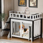 PAKASEPT Dog Crate Furniture, Pet Bunk Bed with Stairs and Storage, Dogs/Cats Window Perch, with Multi-Purpose Blanket and Fluffy Dog Bed for Small Medium Size (55.1L x 28.5" W x 37.4" H)