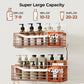 Shower Caddy Basket Soap Dish Holder Shelf with 5 Hooks Bathroom Organizer Shelf Kitchen Storage Rack Wall Mounted Adhesive No Drilling Rustproof SUS304 Stainless Steel - 3 Pack