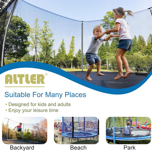 Trampoline 12FT 14FT Trampoline Enclosure Net Outdoor Jump Trampoline for Kids and Adults Round Trampoline ASTM Approved