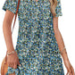 WIHOLL Dresses for Women 2025 Casual Summer V Neck Wedding Guest Dress Short Sleeve Fashion Beach Vacation Clothes