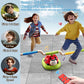 Powza 3 in 1 Musical Jump, Toss Ring Game and Stomping Launch Rocket Launcher for Kids Outdoor Toys with Remote Control, Indoor Outside Toy for Kids Ages 4-8 Toys for Ages 5-7 8-13 Birthday Gifts